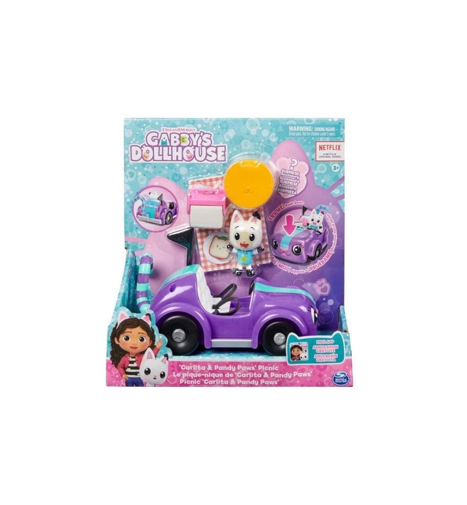SPINMASTER - Ensemble de pions Gabbys Dollhouse Carlita Vehicle