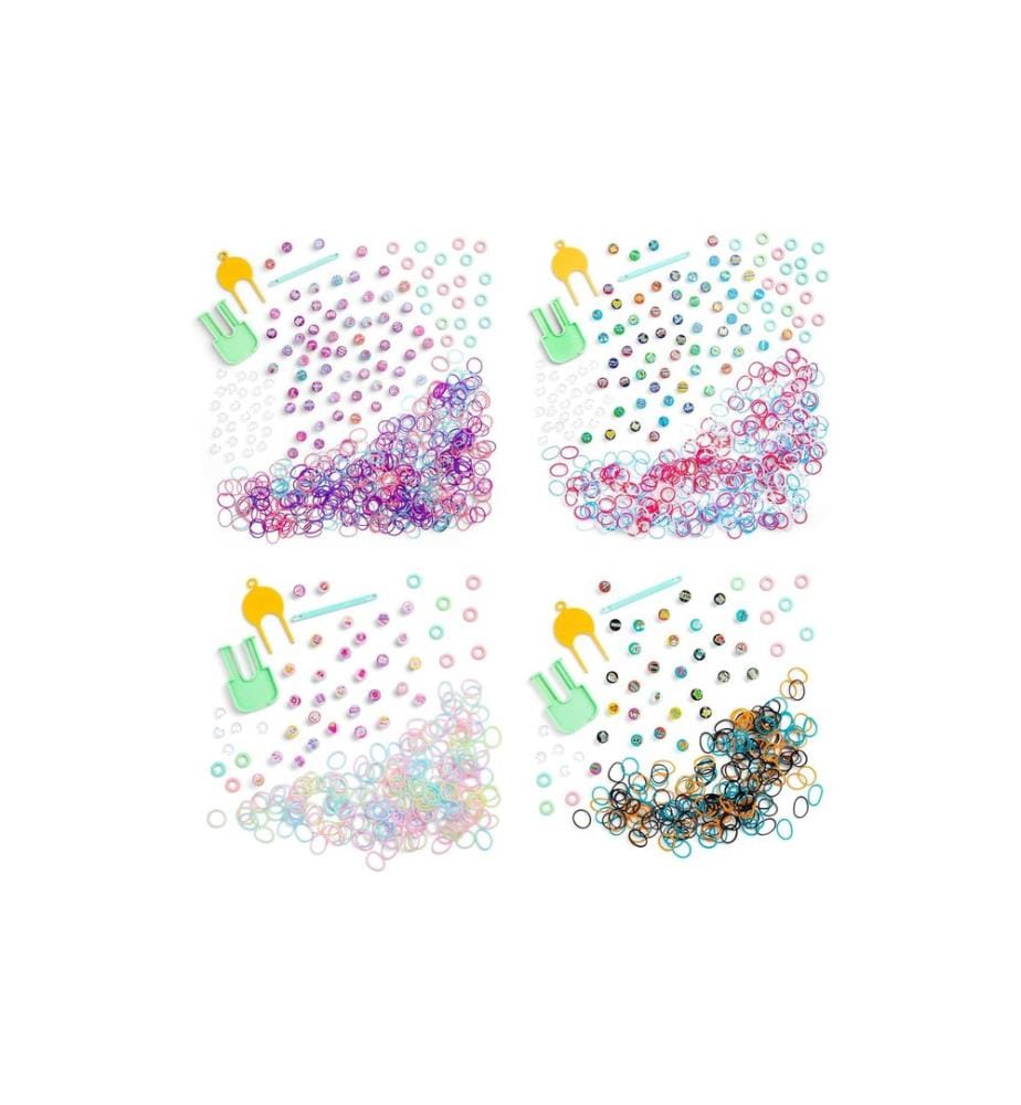BANDAI - Kits de bricolage Rainbow Loom  Beadmoji