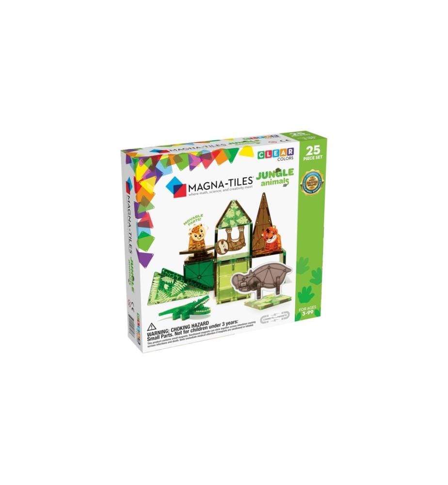 Magna-Tiles Set d'animaux de la jungle 25 pièces