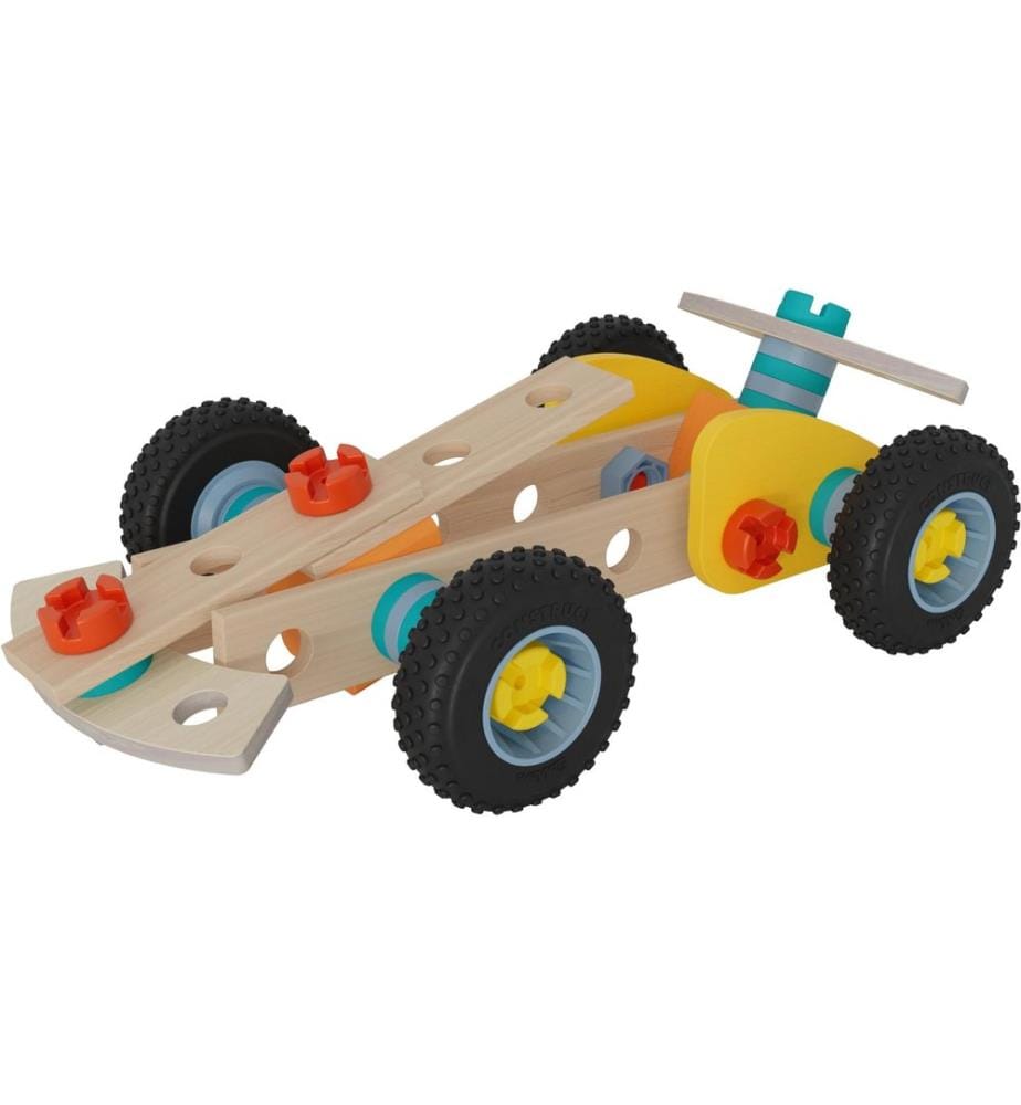 Eichhorn Modèle construction Voiture de course Bois, 85 pièces