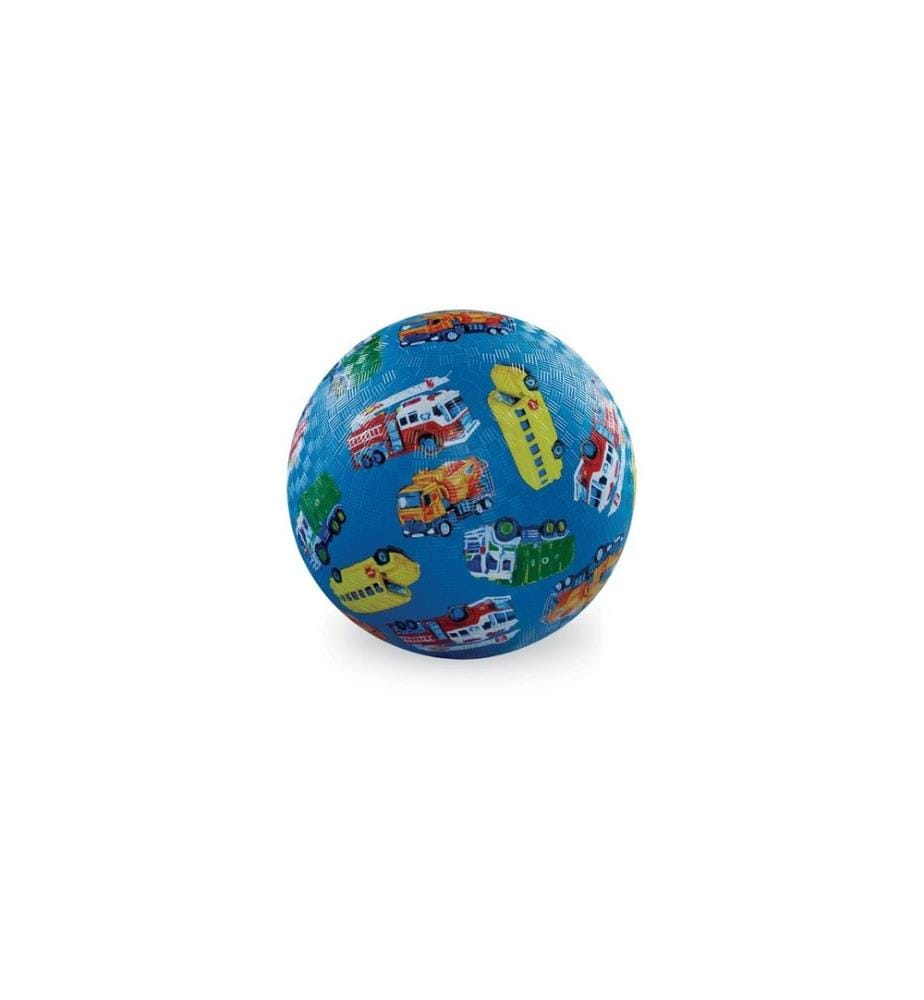 Crocodile Creek Balle de match Véhicules 13 cm Caoutchouc