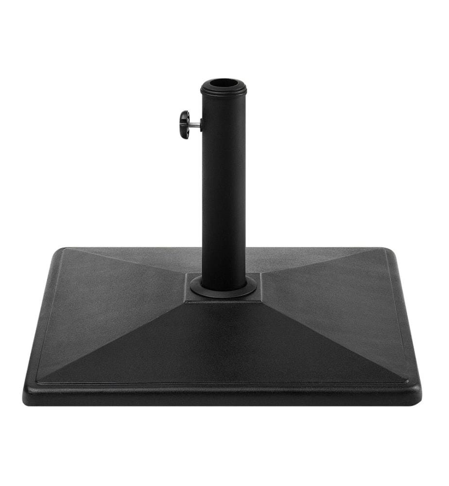 Socle de parasol CERVO Noir Carré 25 kg
