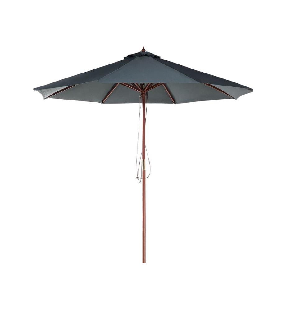 Parasol de jardin 270 cm TOSCANA Gris foncé