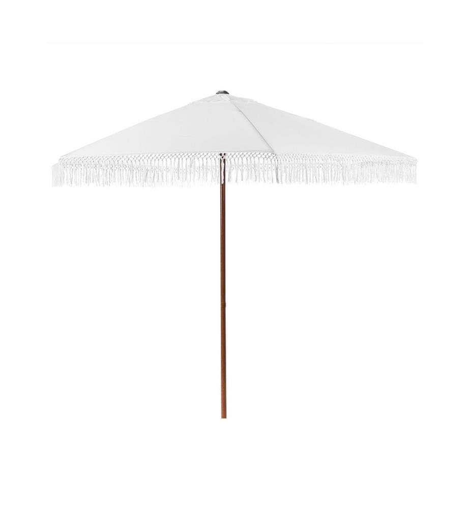 Parasol de jardin 258 cm MURASA Blanc