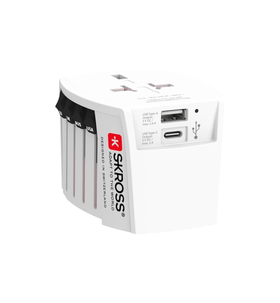 SKROSS - Adaptateur de voyage international MUV USB (AC)