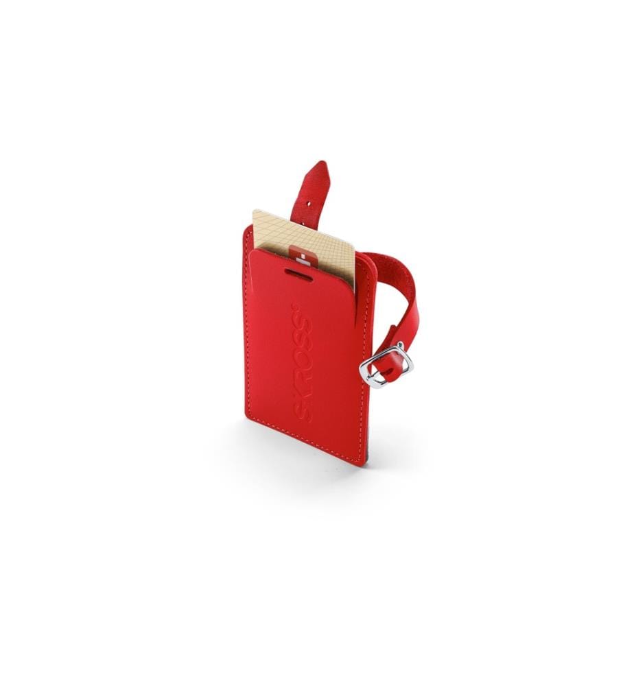 SKROSS - Étiquette à bagages, Rouge