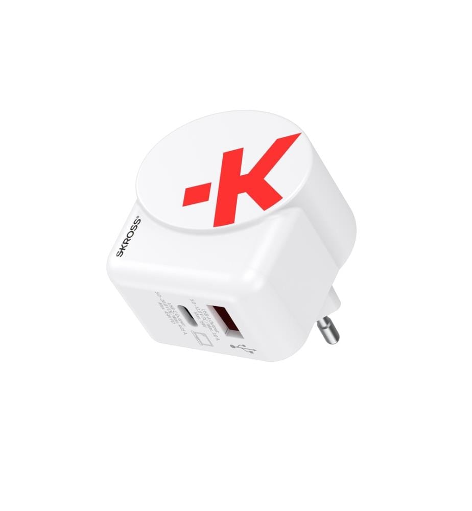 SKROSS - Chargeur mural USB Chargeur USB Euro AC45PD