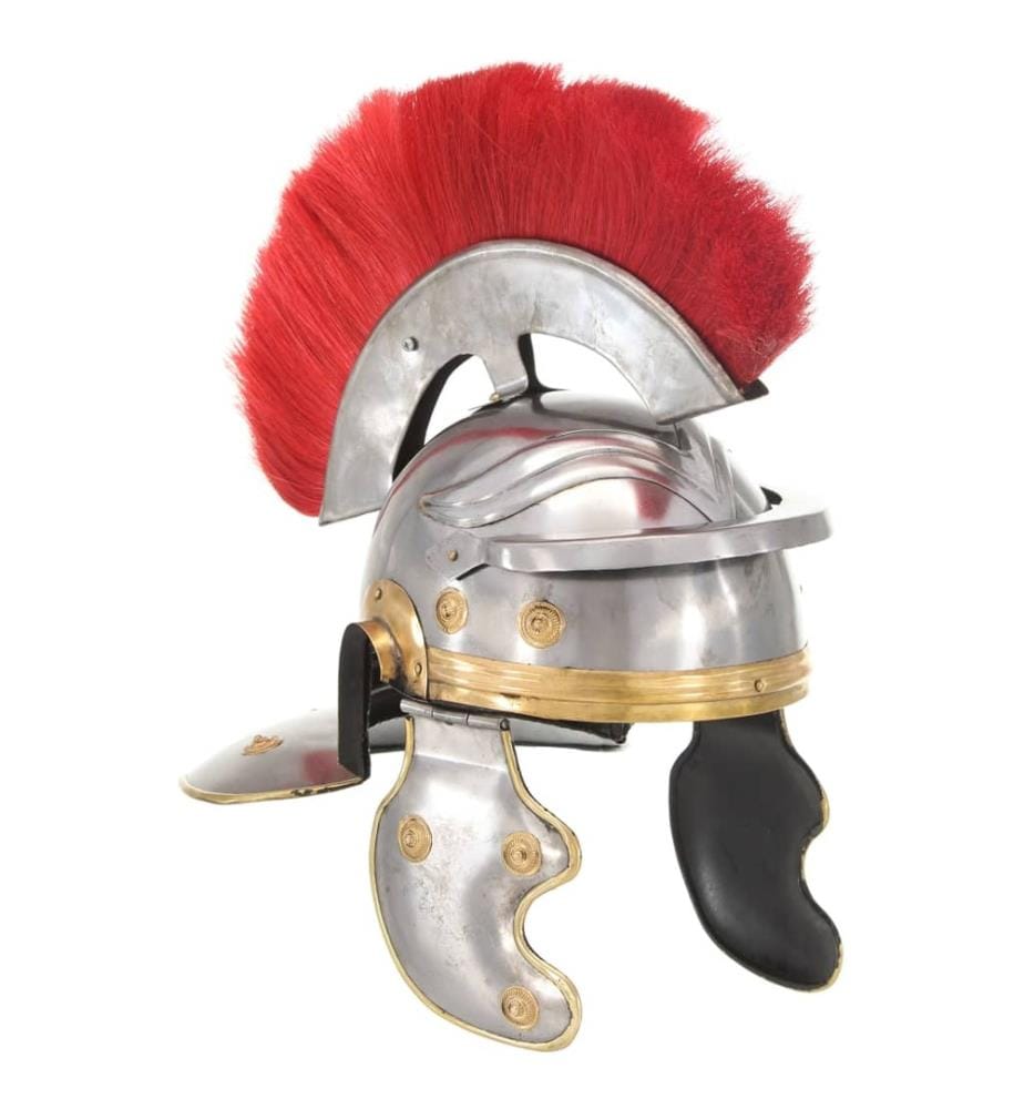 Casque de soldat romain antique pour GN Argenté Acier