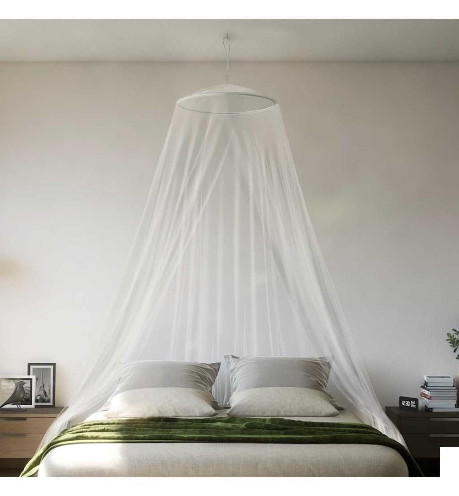 Moustiquaire pour lit 220 maille blanc 56x56x220 cm
