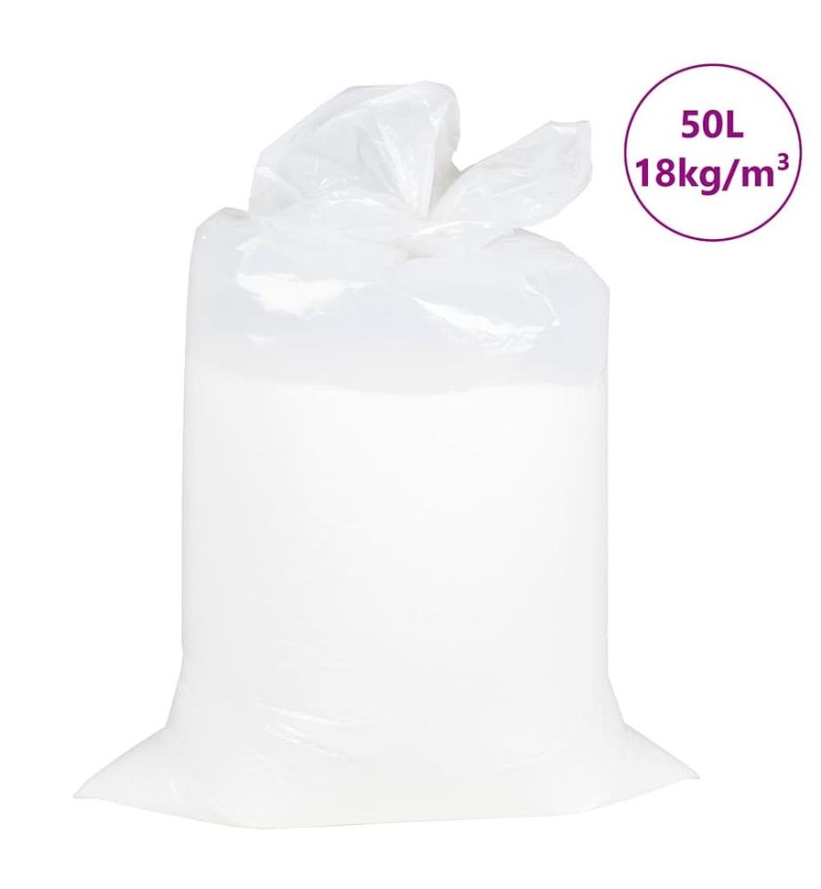 Remplissage Pouf EPS 50 L, Blanc, 18 kg/m³
