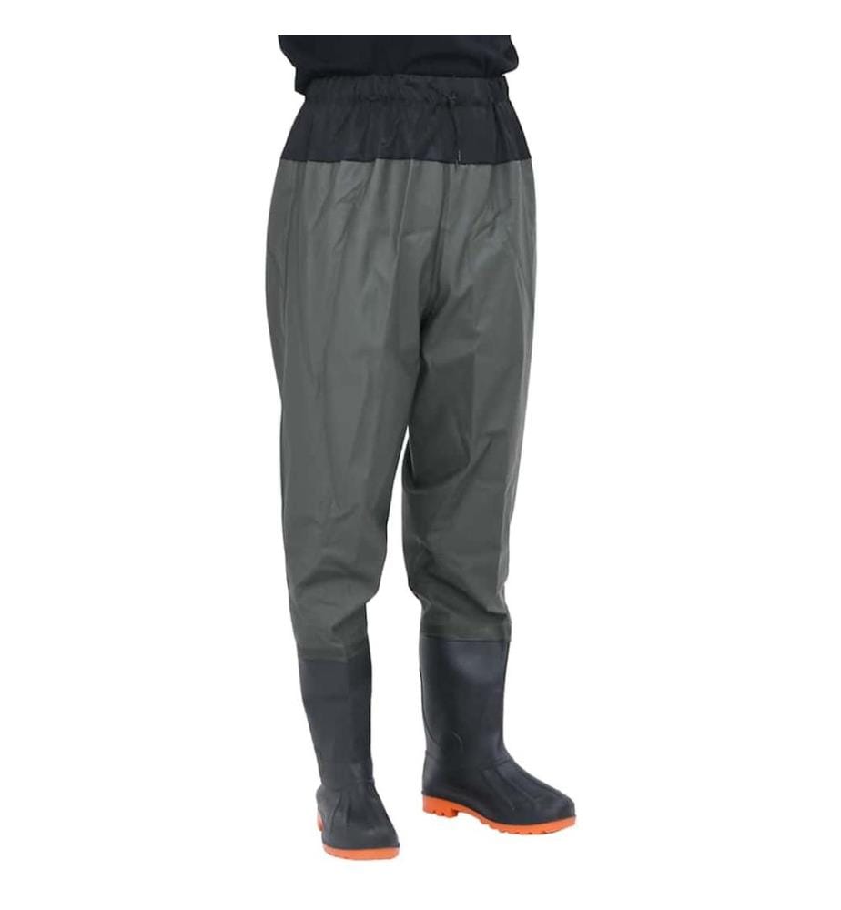 Cuissardes avec bottes vert foncé taille 45