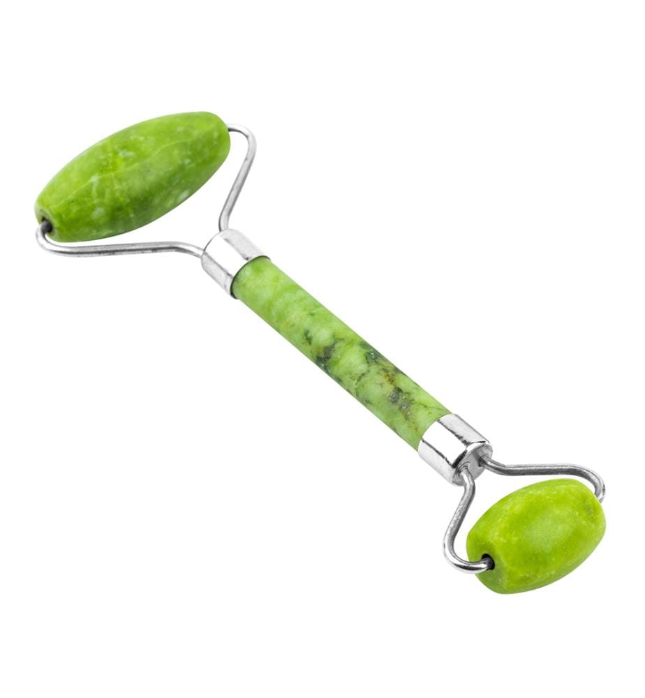 Rouleau de jade vert pour le visage - 14 cm
