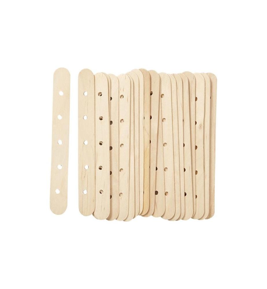 CREATIV COMPANY - Petites pièces en bois Bâtonnets de glace 20 pièces