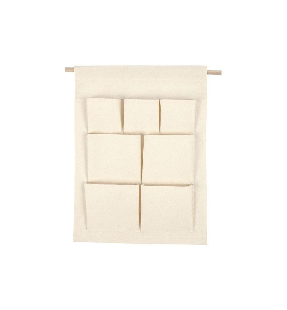 CREATIV COMPANY - Organisateur 34 x 46 cm Canevas, Beige
