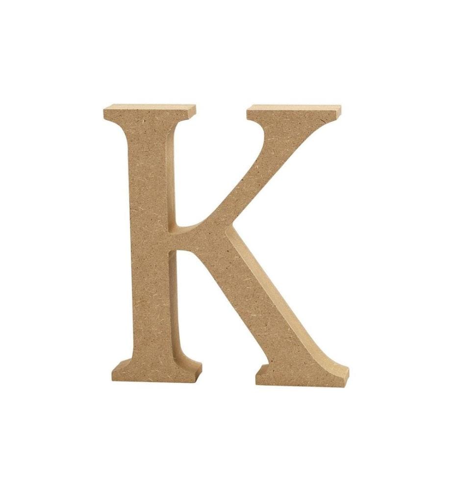 CREATIV COMPANY - Lettre en bois K 1 pièce