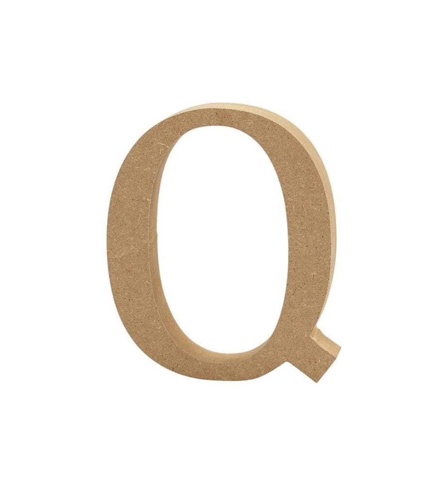 CREATIV COMPANY - Lettre en bois Q 1 pièce