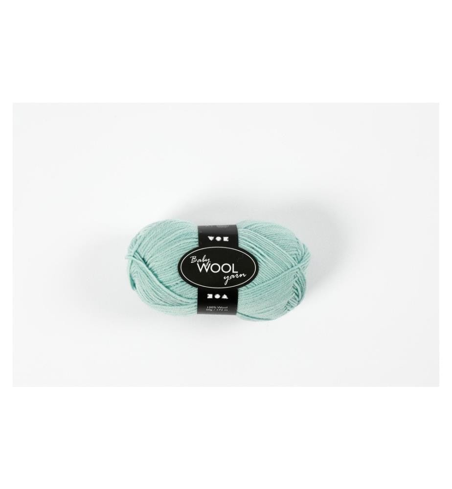 CREATIV COMPANY - Laine Fil pour bébé Merino 50 g 14/4 Vert clair