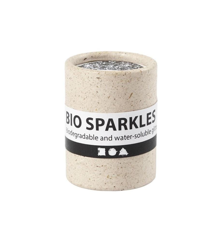 CREATIV COMPANY - Paillettes Bio 10 g, 1 pièce, argent