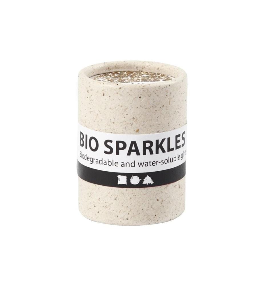 CREATIV COMPANY - Paillettes Bio 10 g, 1 pièce, or