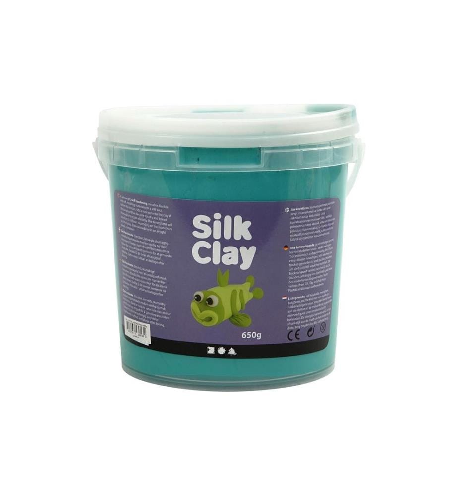 CREATIV COMPANY - Matière à modeler Argile de soie 650 g, Vert