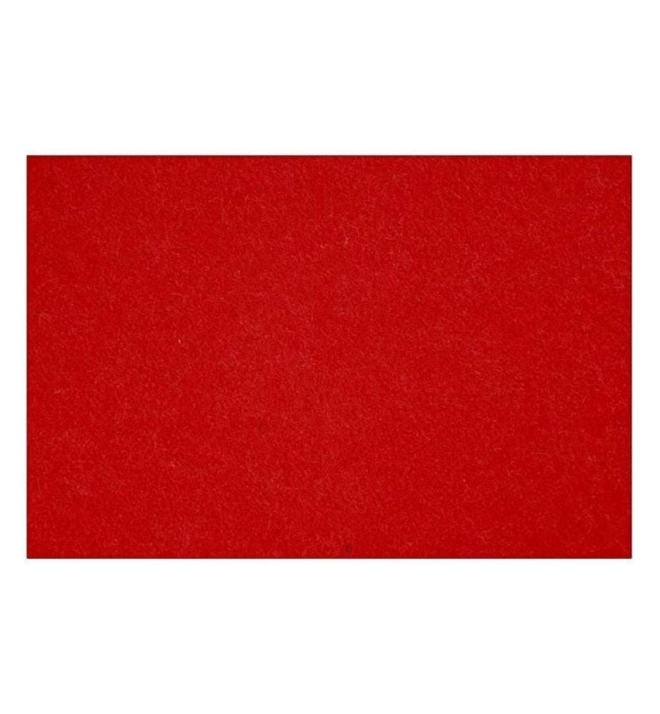 CREATIV COMPANY - Feutre de bricolage 3 mm, 42 x 60 cm, Rouge