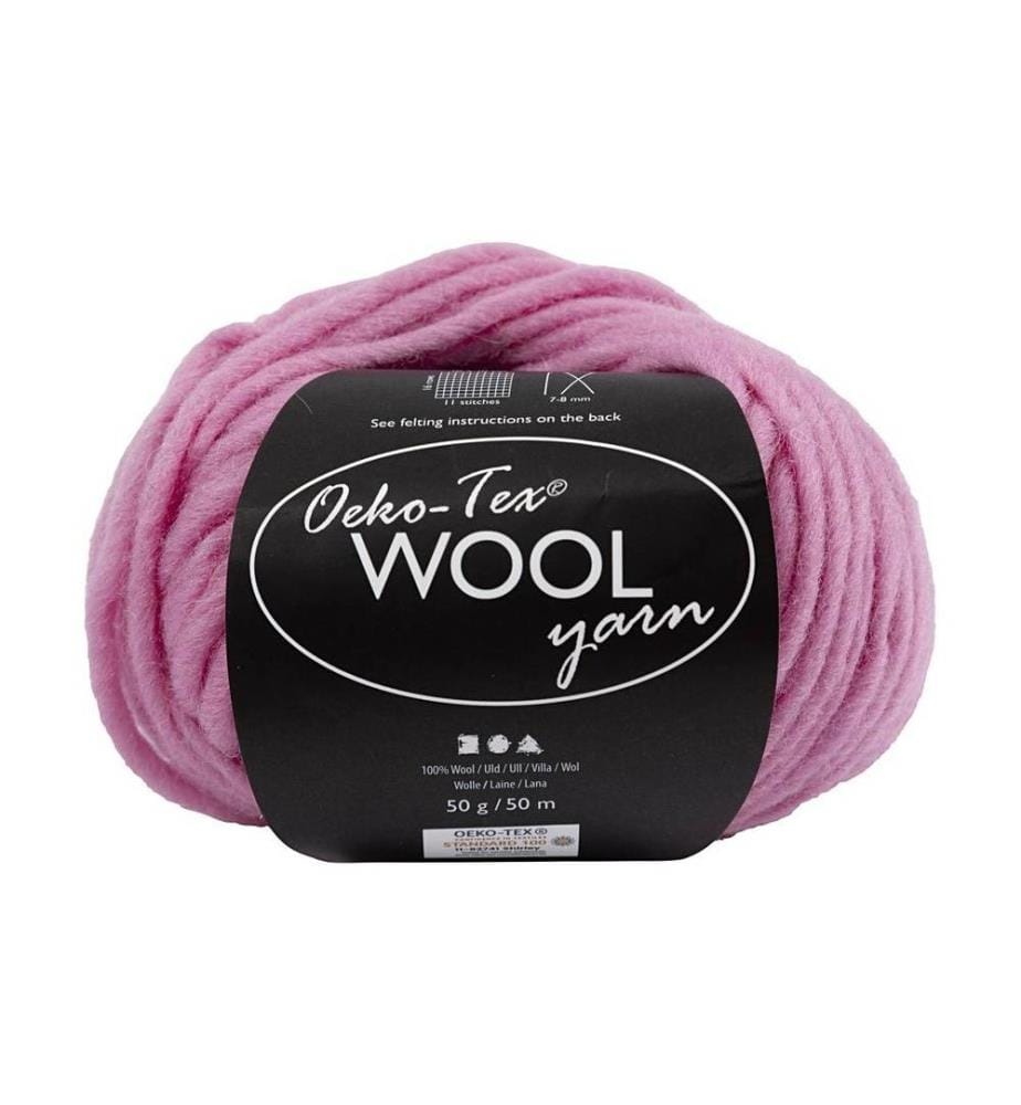 CREATIV COMPANY - Laine Oeko-Tex 50 g, Rose