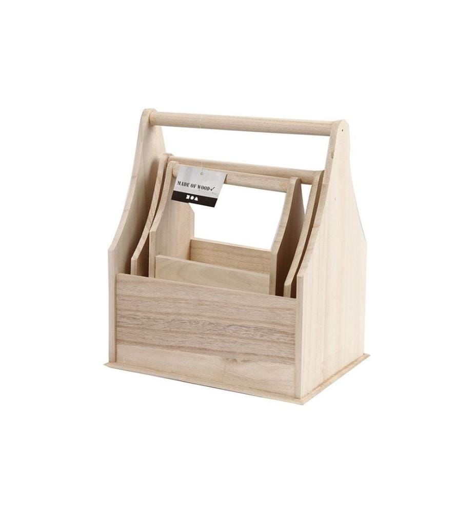 CREATIV COMPANY - Article en bois Porte-bouteilles 3 Pièce/s