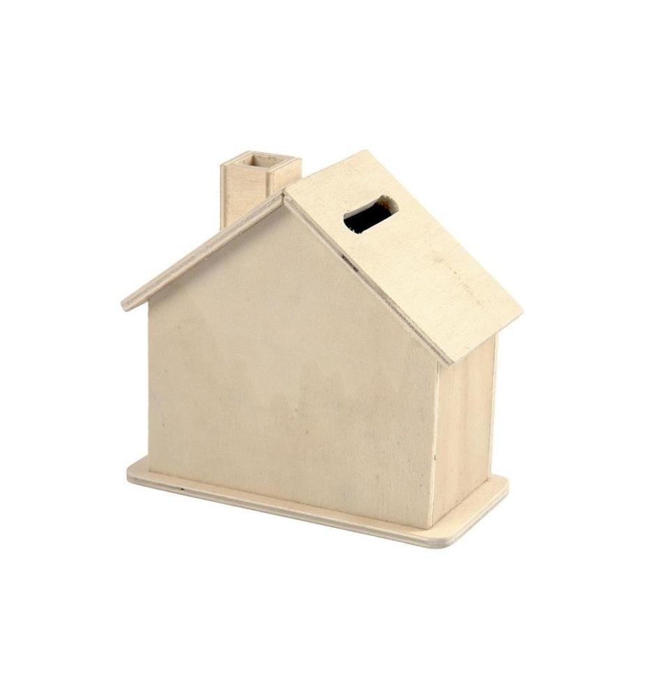 CREATIV COMPANY - Article en bois Tirelire Forme de la maison