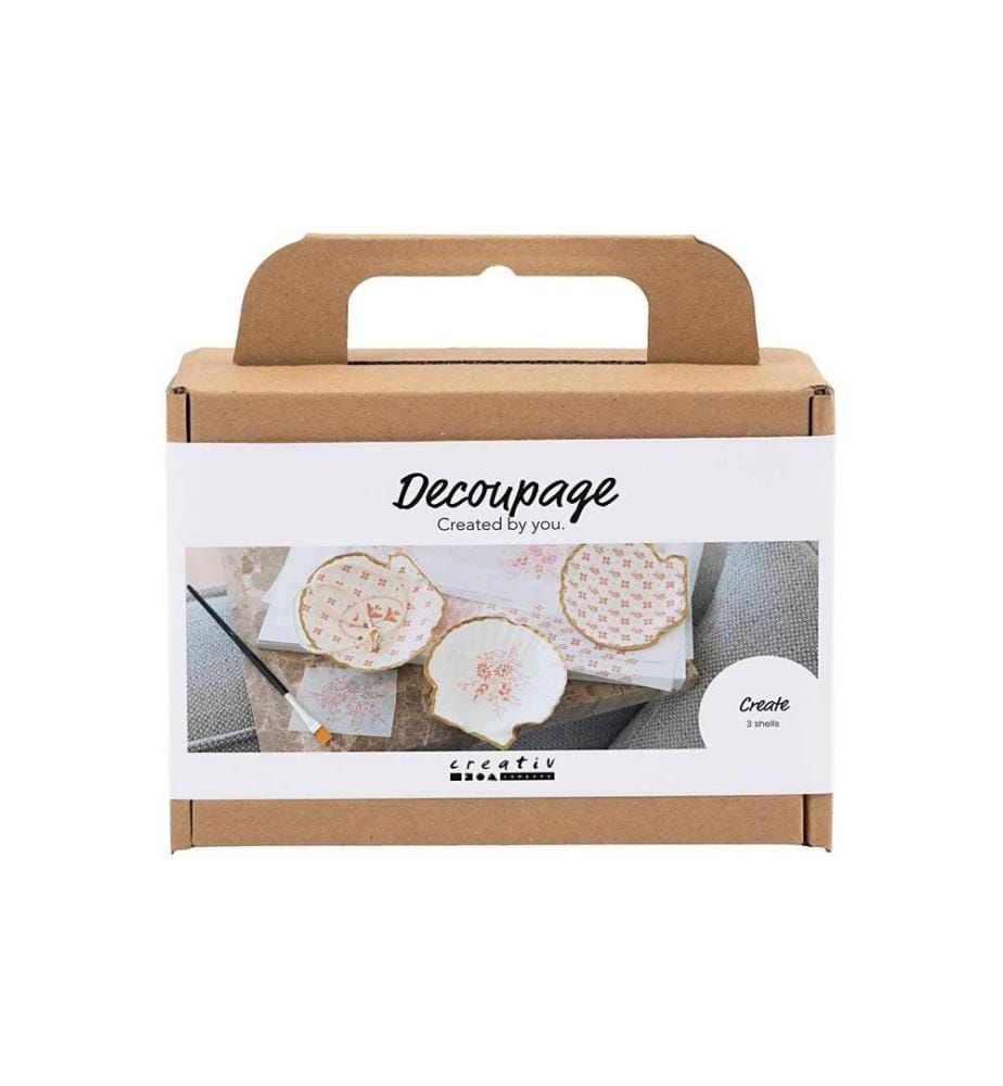 CREATIV COMPANY - Kits de bricolage Decopatch Coquillages