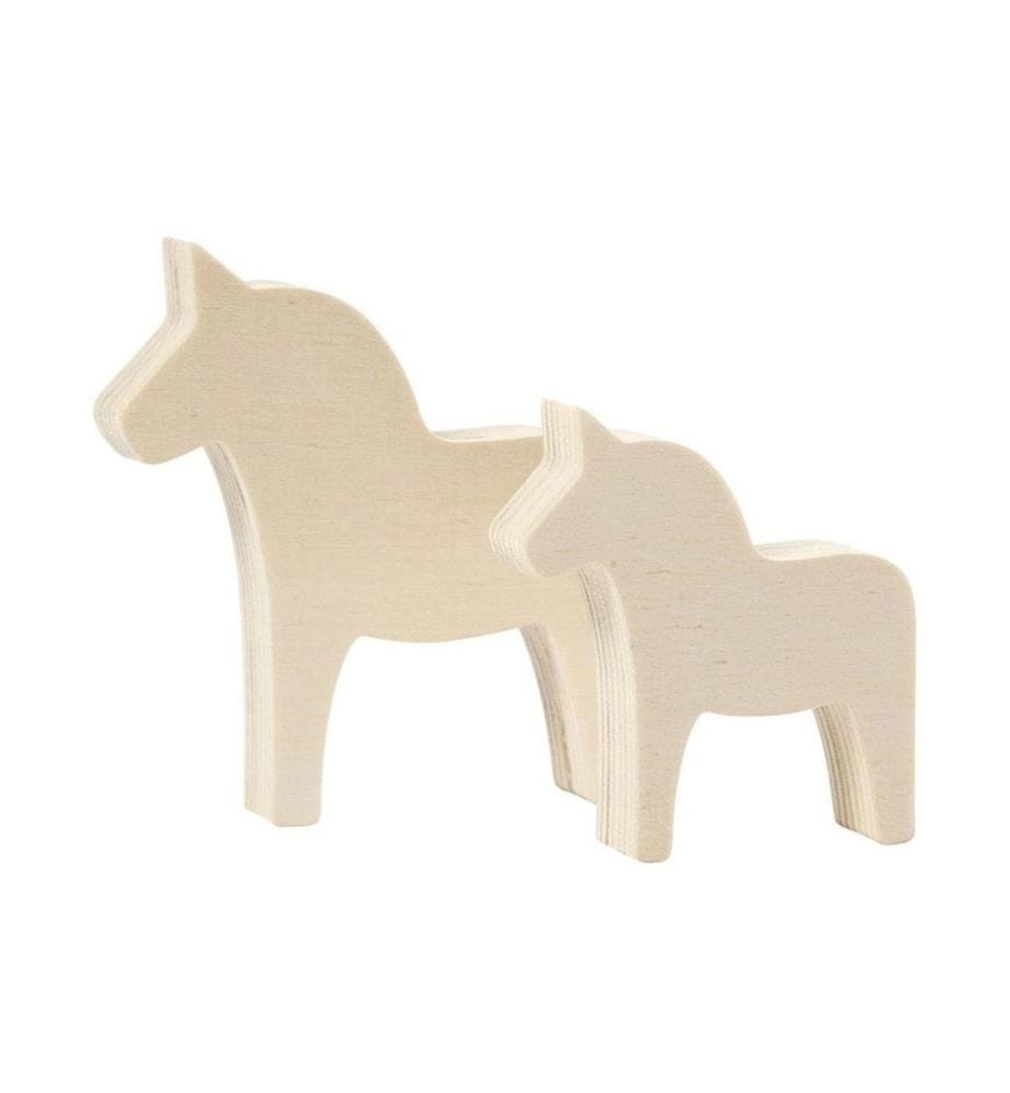 CREATIV COMPANY - Mini animal Chevaux 2 pièces