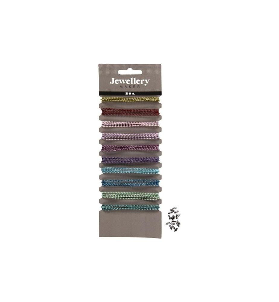 CREATIV COMPANY - Collier de perles 80 cm 10 pièces