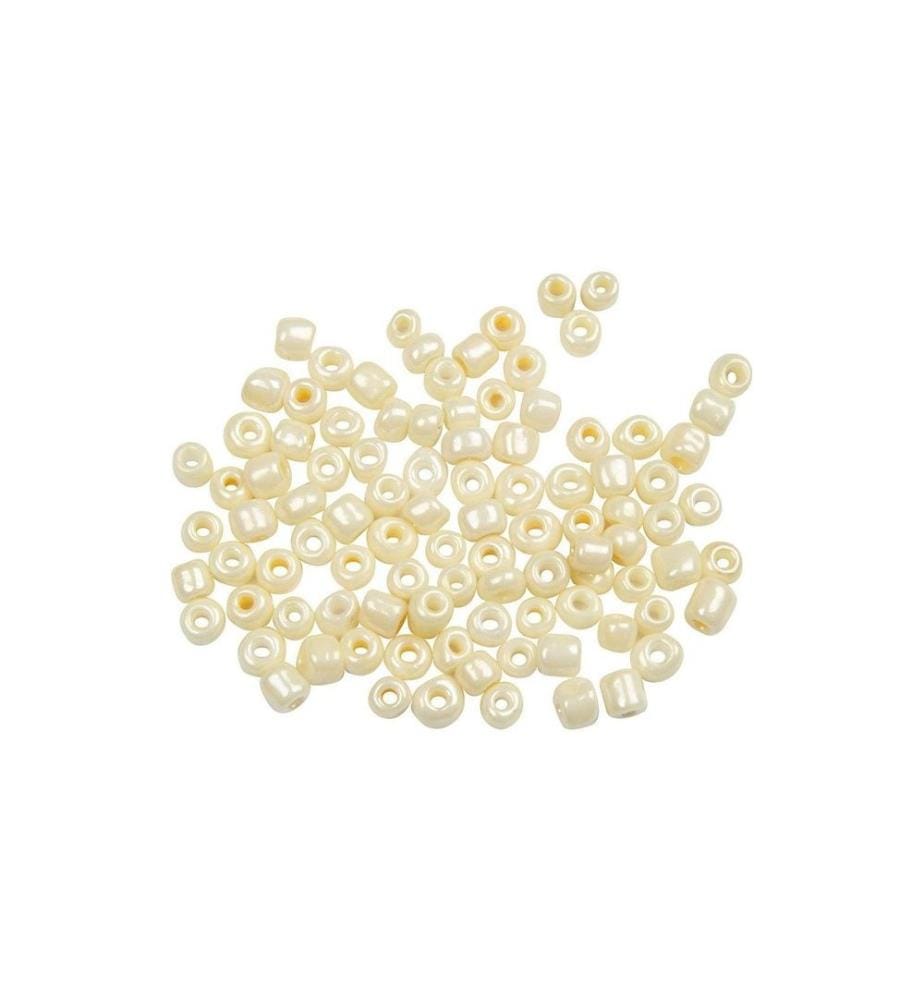 CREATIV COMPANY - Perles de rocaille 8/0 Ivoire