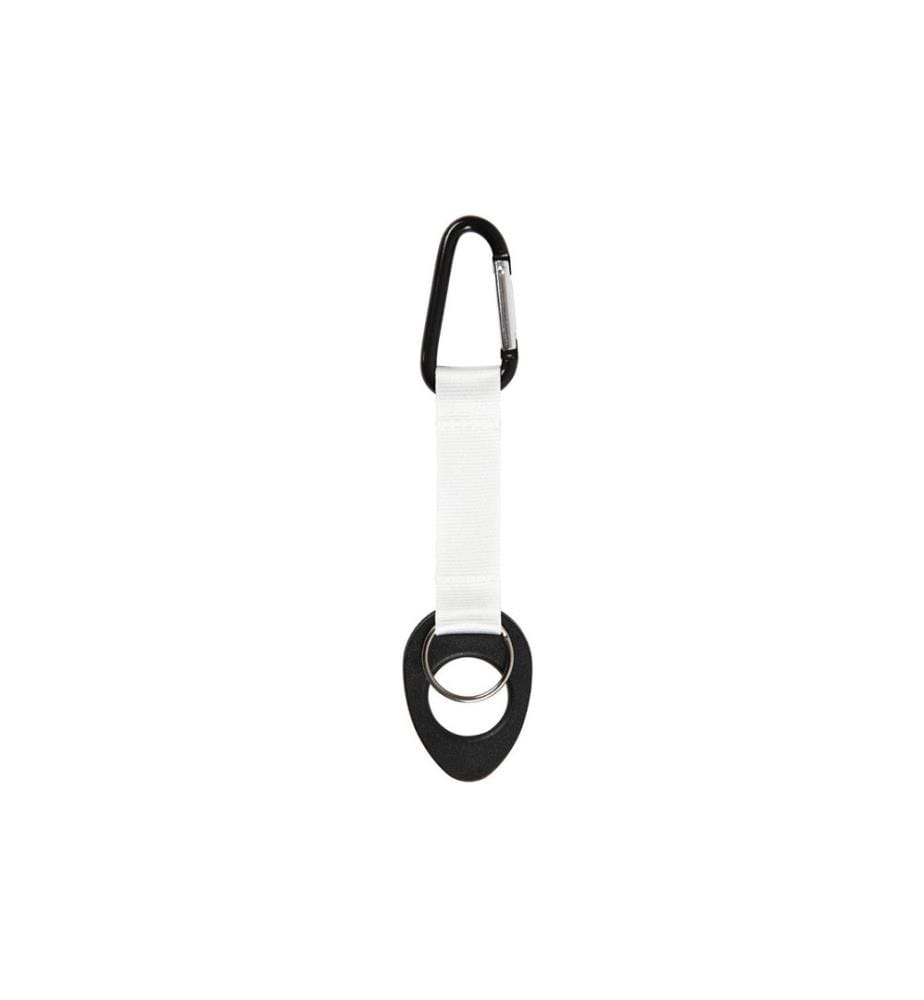 CREATIV COMPANY - Porte-bouteille ouvre-bouteille et mousqueton 4 x 17 cm, Blanc