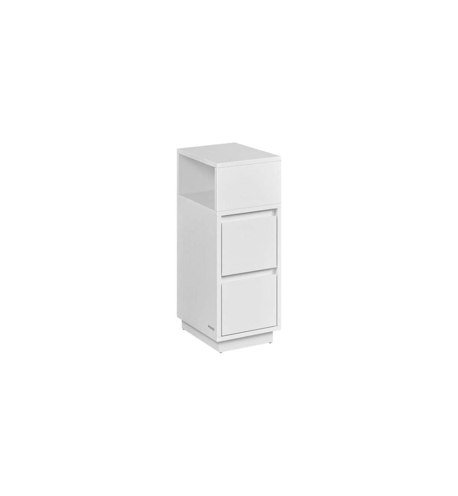 VASAGLE - Table de nuit 25 x 65 cm, Blanc