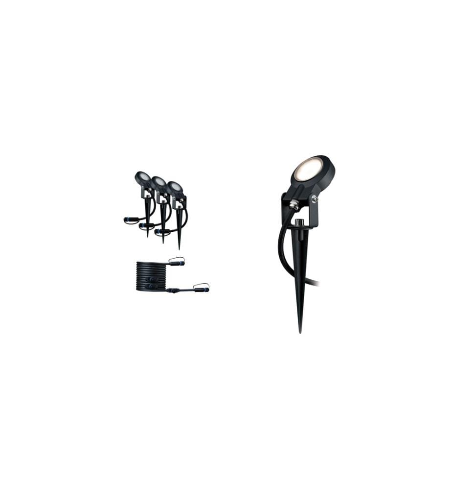 PAULMANN - Spot de jardin Plug & Shine Sting 100 Extension