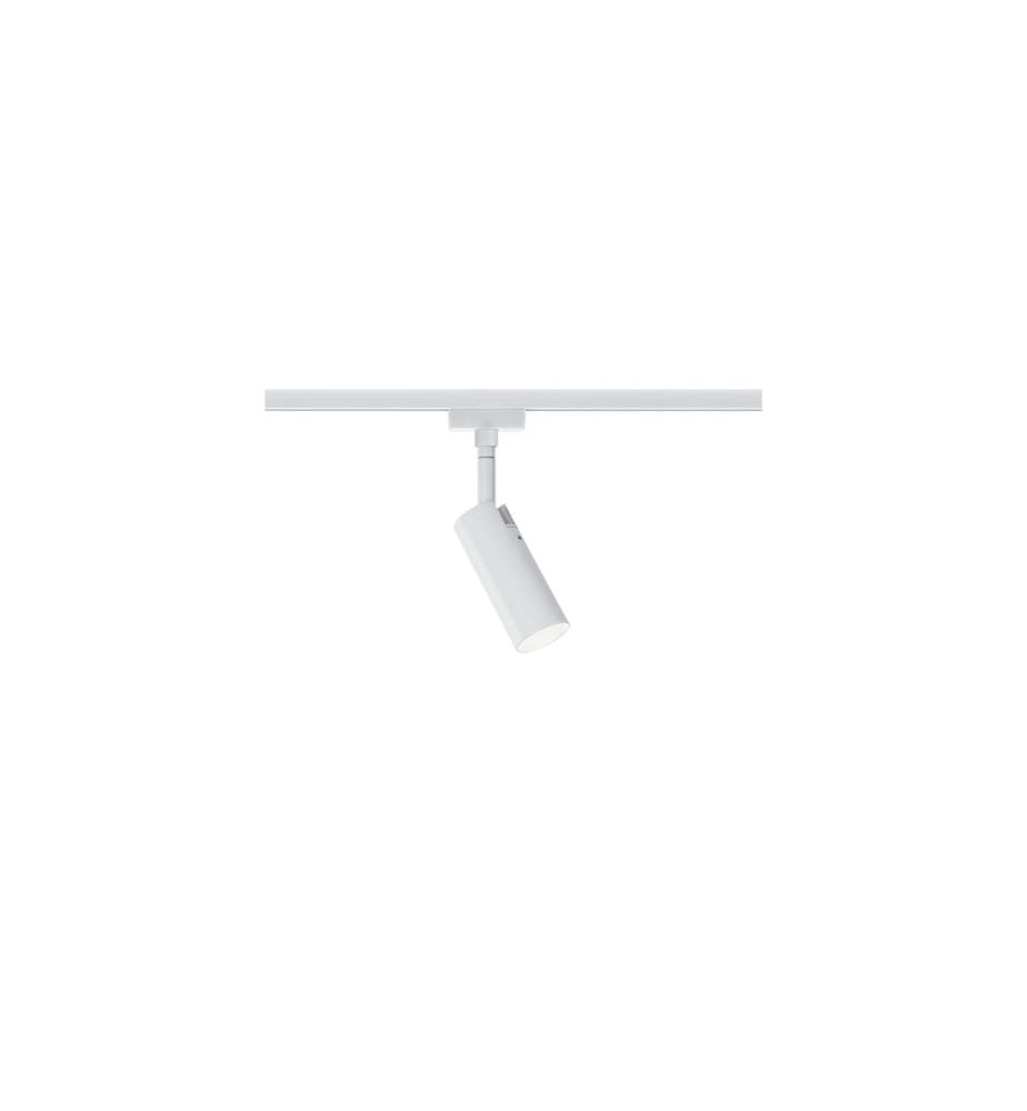 PAULMANN - Spot LED sur rail URail Tubo, 5 W, 3000 K, blanc