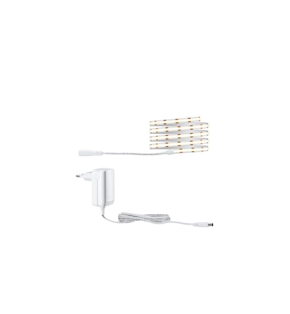 PAULMANN - Ruban à LED SimpLED Strip Set COB, 3000 K, 1.5 m, blanc