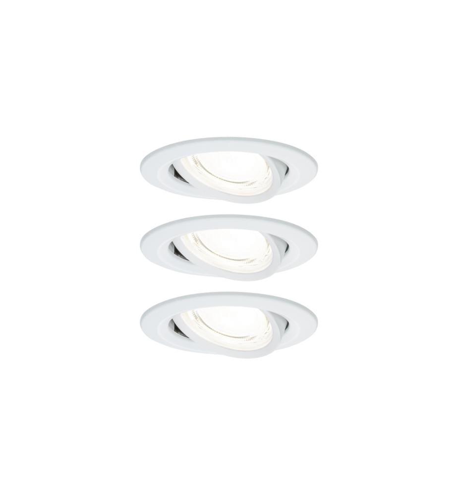 PAULMANN - Luminaire encastré LED Nova Plus 3-Set Blanc