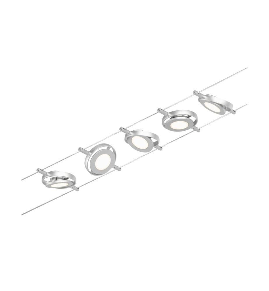 PAULMANN - CorDuo LED Système de câble RoundMac Set de base 5 x 200 lm
