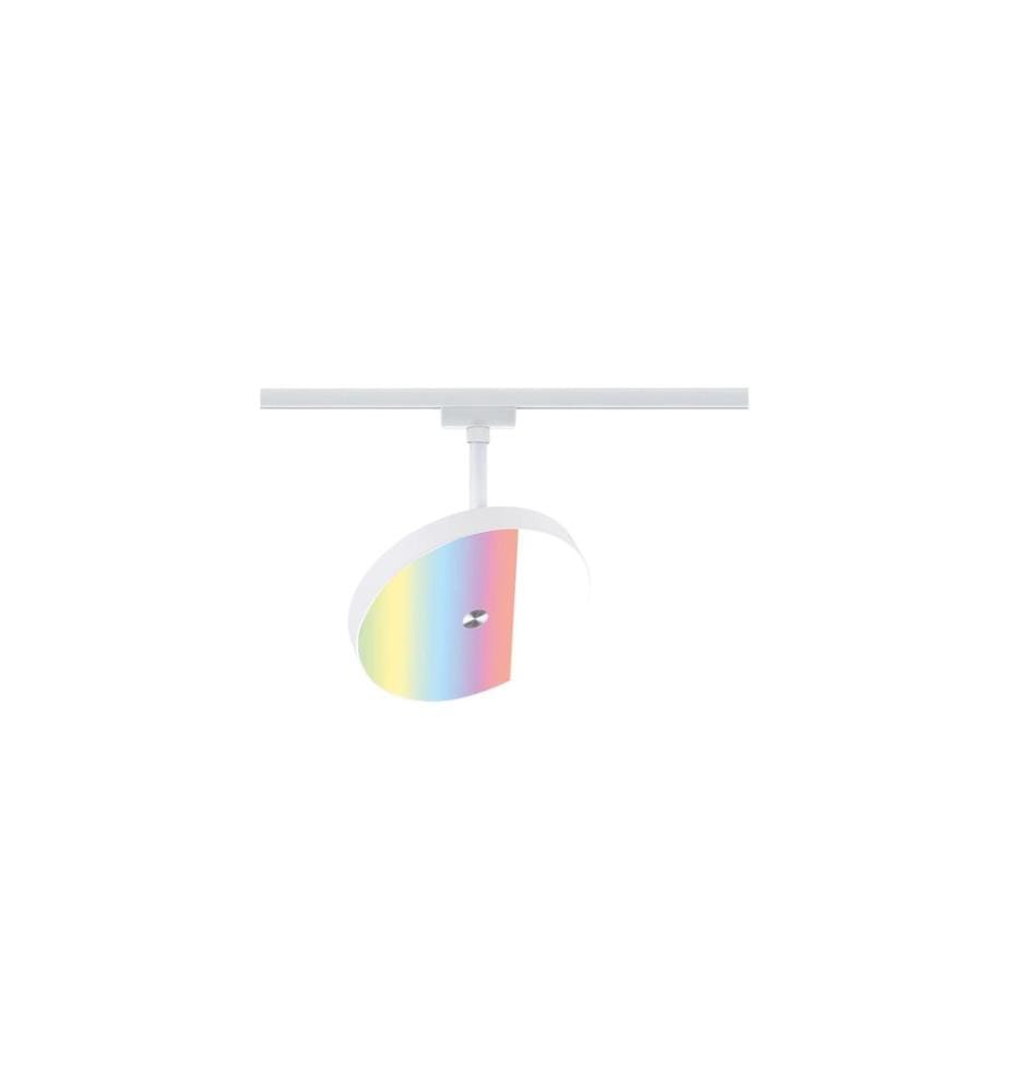 PAULMANN - URail Spot LED Hildor RGBW Zigbee, 7.5W, blanc de signalisation