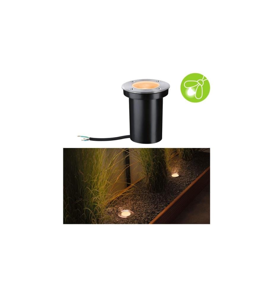 PAULMANN - Luminaire encastré dans le sol IP65, lumière dorée