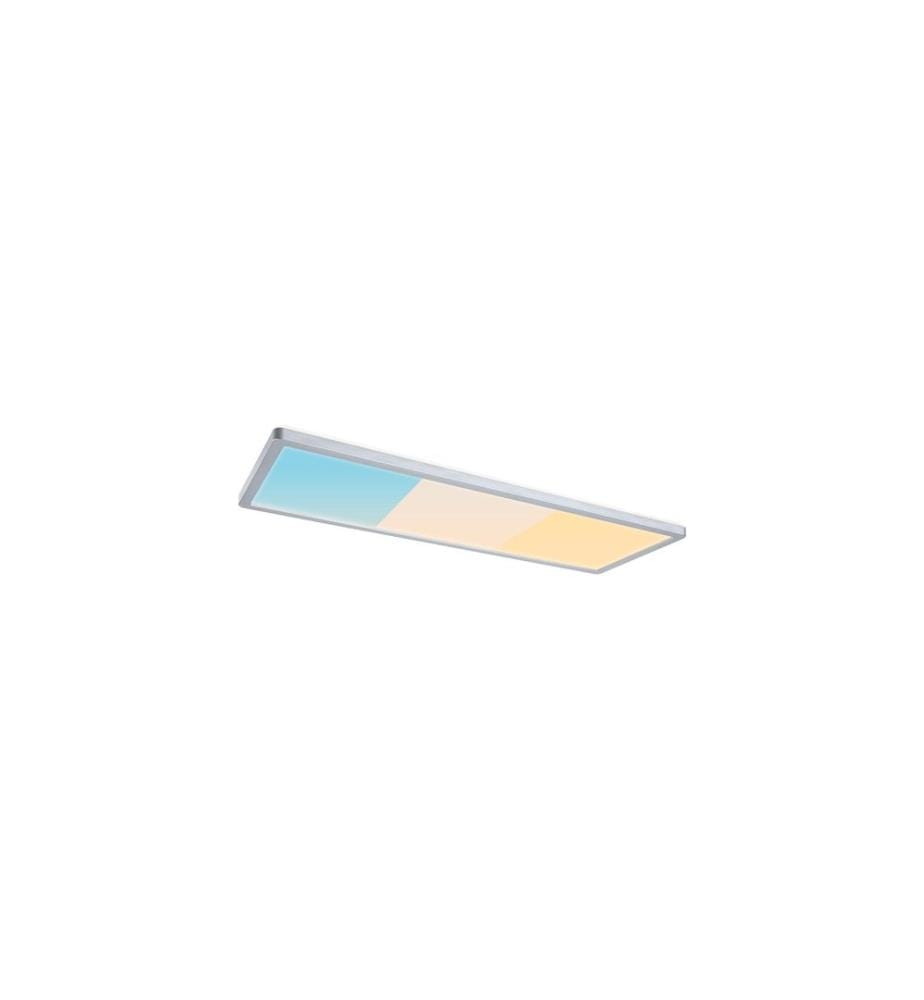 Paulmann Panneau LED Atria Shine IP44 carré 560 x 200 mm chrome optique