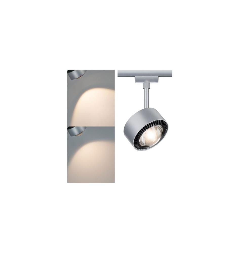 Paulmann Spot sur rail LED URail Aldan II, 9 W, 2700 K, Chrome