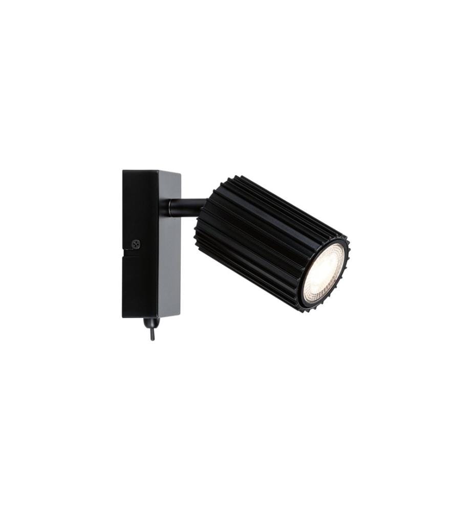 Spot Paulmann Lirena GU10 max. 10W Noir mat Métal