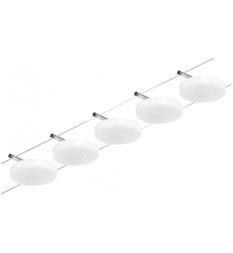 Kit de base de système de câble LED Paulmann CorDuo DiscLED 5 x 200 lm