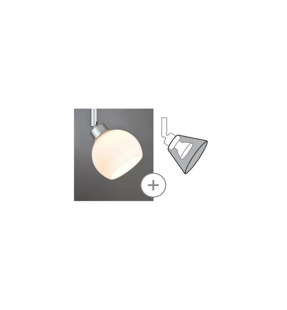 paulmann decosystems abat-jour wolbi, blanc