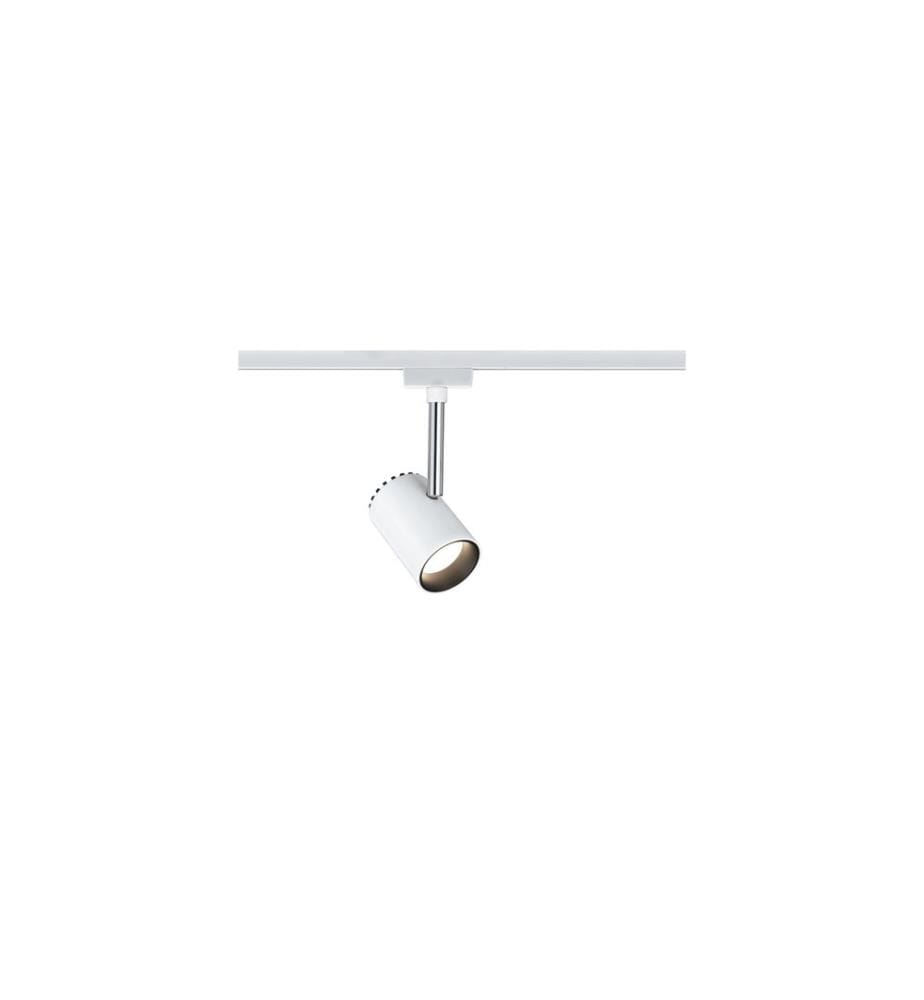 Paulmann Spot LED pour rail URail Shine, 5 W, 2700 K, Blanc