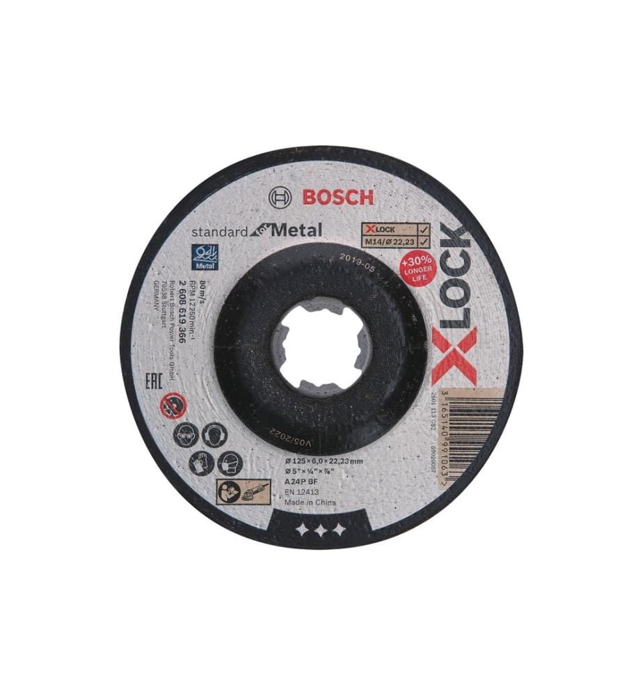 BOSCH - Professional Disque à trancher SfM X-LOCK 125 x 6 mm T27