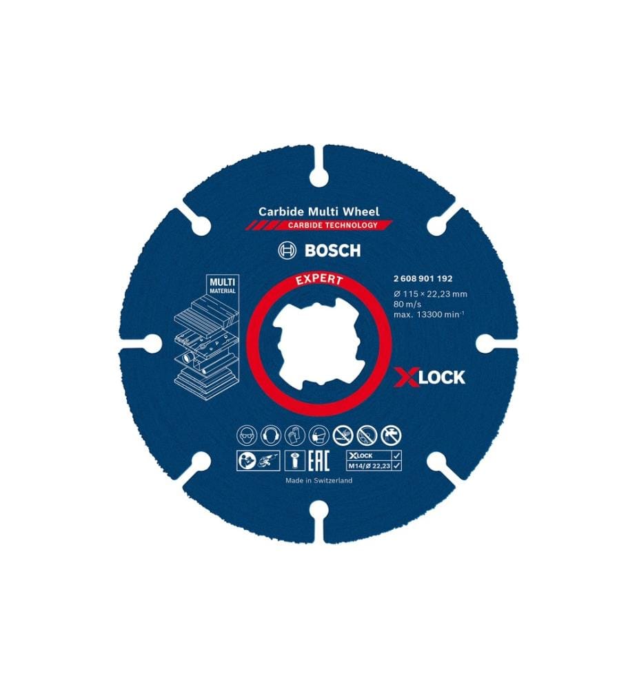 BOSCH - Professional Disque à tronçonner X-LOCK Expert Carbide 115 mm