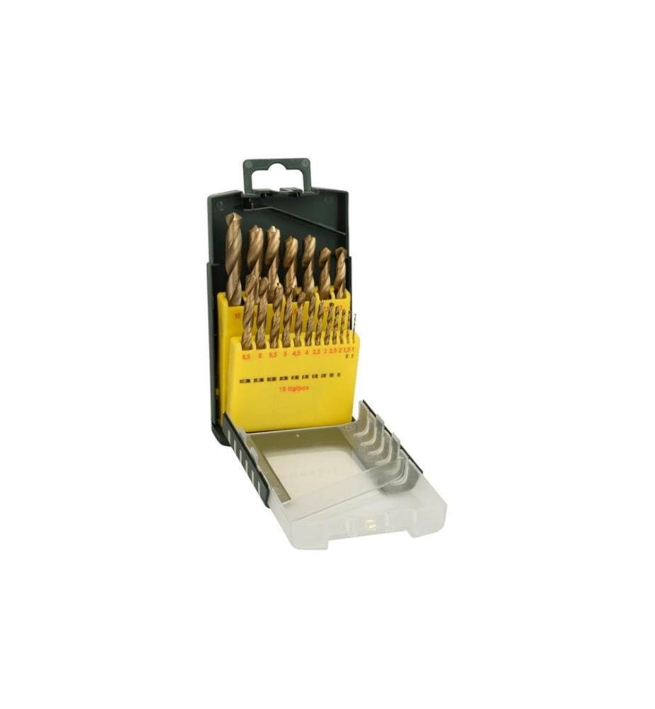 BOSCH - Kits de forets à métaux HSS-TiN, 19 pièces